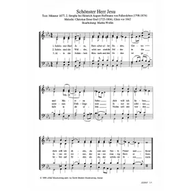 Produktbild des Artikels Schönster Herr Jesu (Noten - Download)