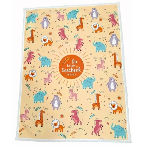 Produktbild des Artikels Kinderdecke - Tiere ()