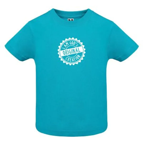 Produktbild des Artikels Baby-Shirt "I am God's original.." Gr 80-86 - blau ()
