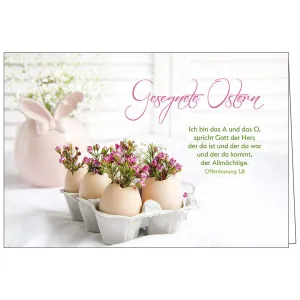 Produktbild des Artikels Faltkarte: Gesegnete Ostern (Schreibwaren)