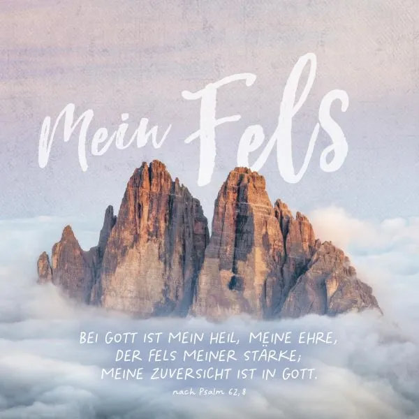 Produktbild des Artikels Metallschild - Mein Fels ()