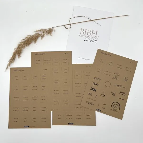 Produktbild des Artikels Bibel-Griffregister Kraftpapier ()