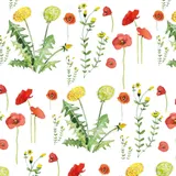 Stimmungsbild zu Bienenwachstücher Mohnblumenwiese - 2er Set