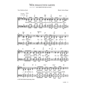 Produktbild des Artikels Wir brauchen mehr (Noten - Download)
