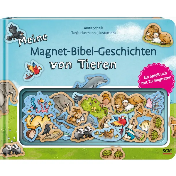 Produktbild des Artikels Meine Magnet-Bibel-Geschichten von Tieren (Buch - Gebunden)