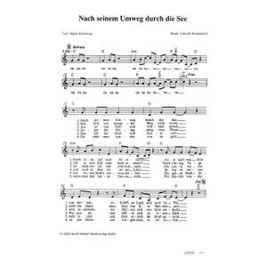 Produktbild des Artikels Nach seinem Umweg durch die See (Noten - Download)