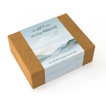 Produktbild des Artikels Für Gott sind alle Dinge möglich – Textkartenbox (Schreibwaren)