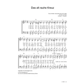 Produktbild des Artikels Das alt rauhe Kreuz (Noten - Download)
