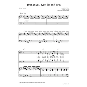 Produktbild des Artikels Immanuel, Gott ist mit uns (Noten - Download)