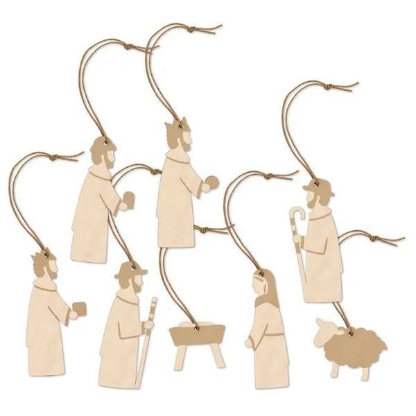 Produktbild des Artikels Baumanhänger-Set Krippe ()