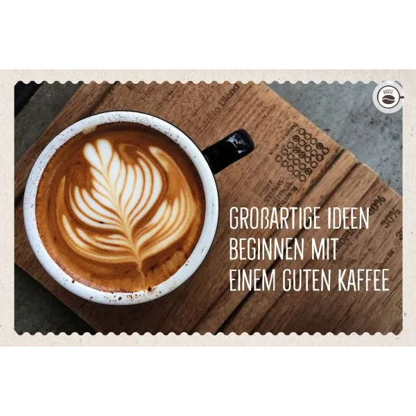Produktbild des Artikels Kaffeekarte - Großartige Ideen (Lebensmittel)