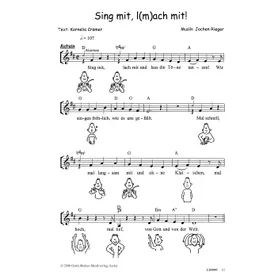 Produktbild des Artikels Sing mit, lach mit! (Noten - Download)