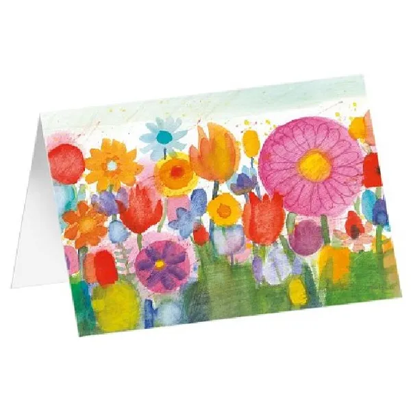 Produktbild des Artikels Kunstkarten "Blumenwiese" 5 Stk. (Schreibwaren)