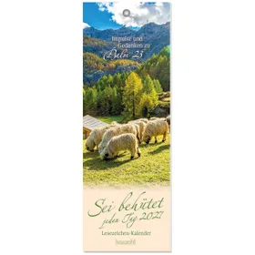 Produktbild des Artikels Sei behütet jeden Tag 2027 - Lesezeichen-Kalender (Kalender - Spiralbindung)