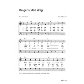 Produktbild des Artikels Du gehst den Weg (Noten - Download)