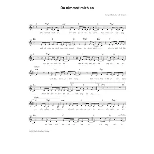 Produktbild des Artikels Du nimmst mich an (Noten - Download)