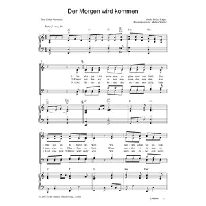 Produktbild des Artikels Der Morgen wird kommen (Noten - Download)