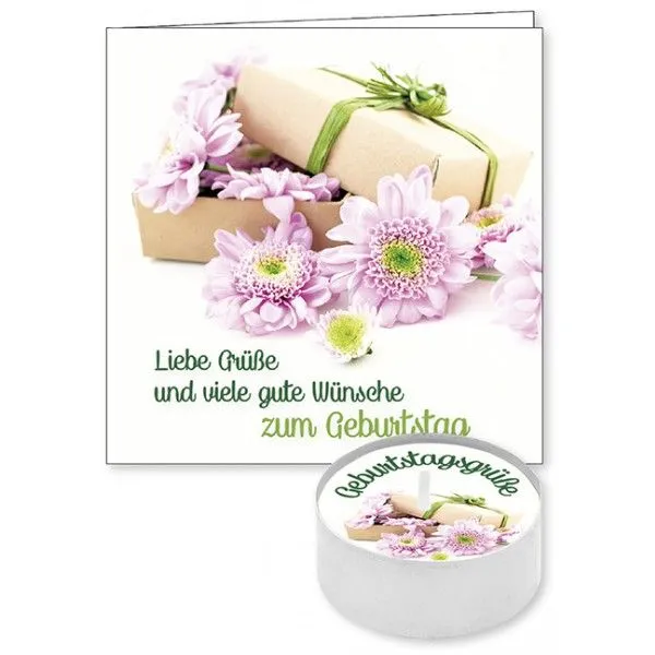 Produktbild des Artikels Lichtgruß "Gute Wünsche zum Geburtstag" ()