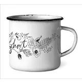 Stimmungsbild zu Emaille-Tasse "Ungezähmt"
