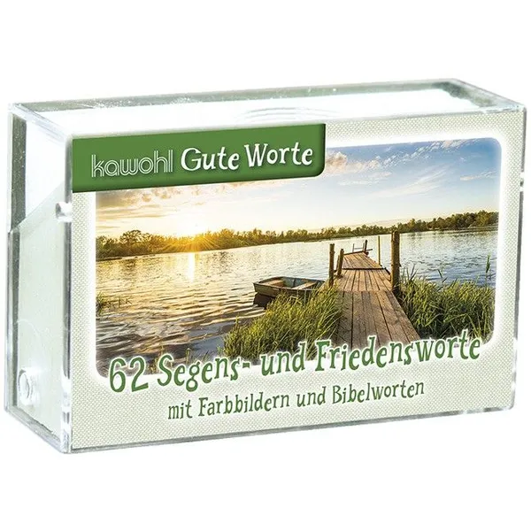 Produktbild des Artikels 62 Segens- und Friedensworte - Karten (Schreibwaren)