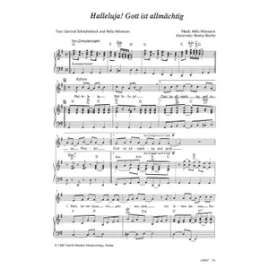 Produktbild des Artikels Halleluja! Gott ist allmächtig (Noten - Download)