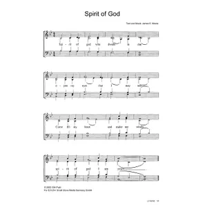 Produktbild des Artikels Spirit of God (Noten - Download)