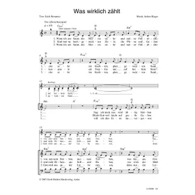Produktbild des Artikels Was wirklich zählt (Noten - Download)