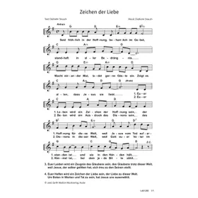 Produktbild des Artikels Zeichen der Liebe (Noten - Download)