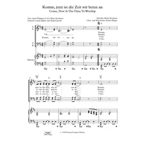 Produktbild des Artikels Komm jetzt ist die Zeit wir beten an (Noten - Download)
