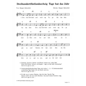 Produktbild des Artikels Dreihundertfünfundsechzig Tage hat das Jahr (Noten - Download)