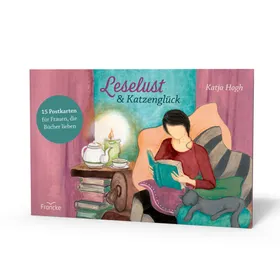 Produktbild des Artikels Postkartenbuch "Leselust & Katzenglück" (Schreibwaren)