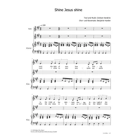 Produktbild des Artikels Shine Jesus Shine (Noten - Download)