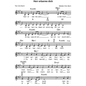 Produktbild des Artikels Herr erbarme dich (Noten - Download)