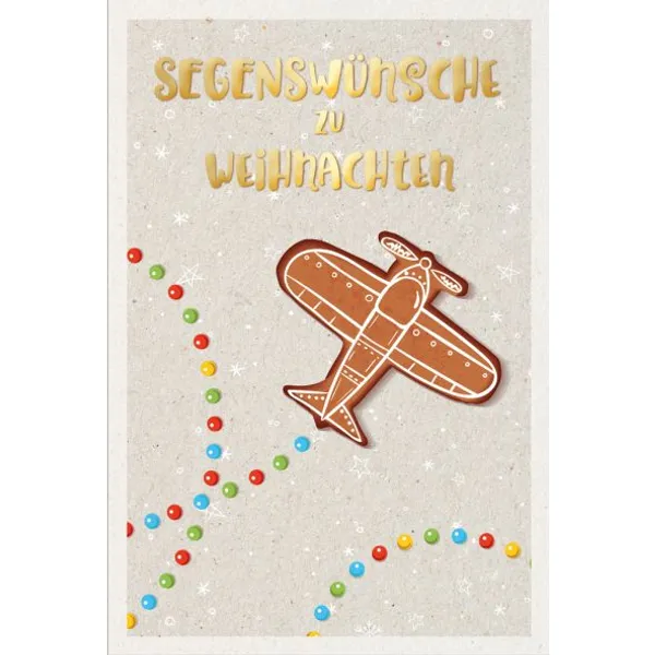 Produktbild des Artikels Faltkarte "Segenswünsche zu Weihnachten" (Schreibwaren)