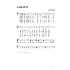 Produktbild des Artikels Zirkuslied (Noten - Download)