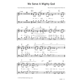 Produktbild des Artikels We Serve A Mighty God (Noten - Download)