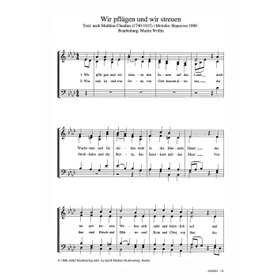 Produktbild des Artikels Wir pflügen und wir streuen (Noten - Download)