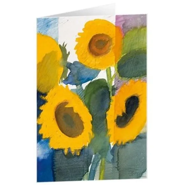 Produktbild des Artikels Kunstkarten "Sonnenblumenfeld" 5 Stk. (Schreibwaren)