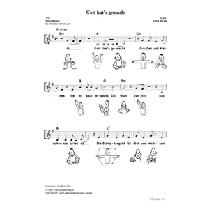 Produktbild des Artikels Gott hat's gemacht (Noten - Download)