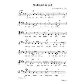Produktbild des Artikels Wieder mal so weit (Noten - Download)