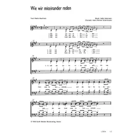 Produktbild des Artikels Wie wir miteinander reden (Noten - Download)