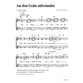 Produktbild des Artikels Aus dem Grabe auferstanden (Noten - Download)