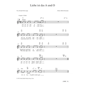 Produktbild des Artikels Liebe ist das A und O (Noten - Download)