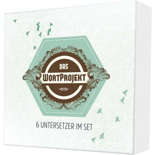 Produktbild des Artikels Untersetzer "WortProjekt" 6er-Set ()