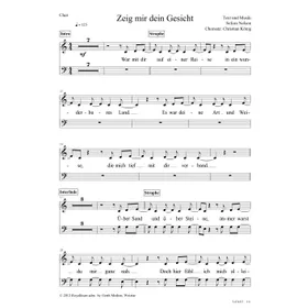 Produktbild des Artikels Zeig mir dein Gesicht (Noten - Download)