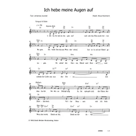 Produktbild des Artikels Ich hebe meine Augen auf (Noten - Download)
