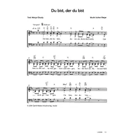 Produktbild des Artikels Du bist, der du bist (Noten - Download)