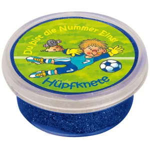 Produktbild des Artikels Springknete: Du bist die Nummer Eins (Fußball) mit Glitzer ()