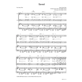Produktbild des Artikels Saved (Noten - Download)