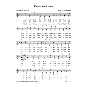Produktbild des Artikels Freut euch doch (Noten - Download)